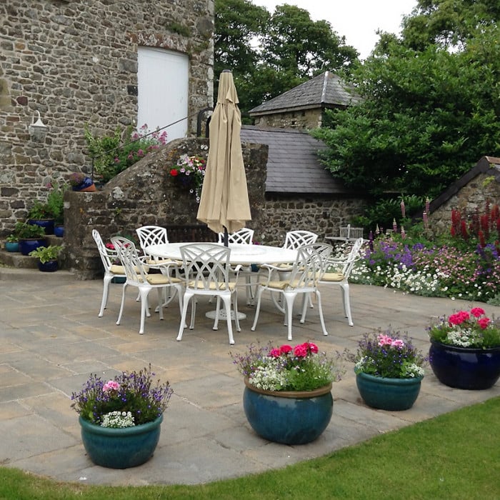 OLIVIA Tisch (10 Personen Set)