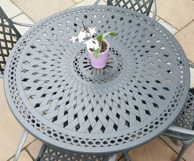 Alice Tisch - Schiefergrau