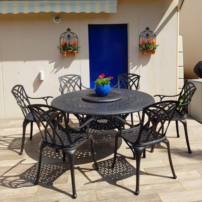 AMELIA Tisch (6 Personen Set)