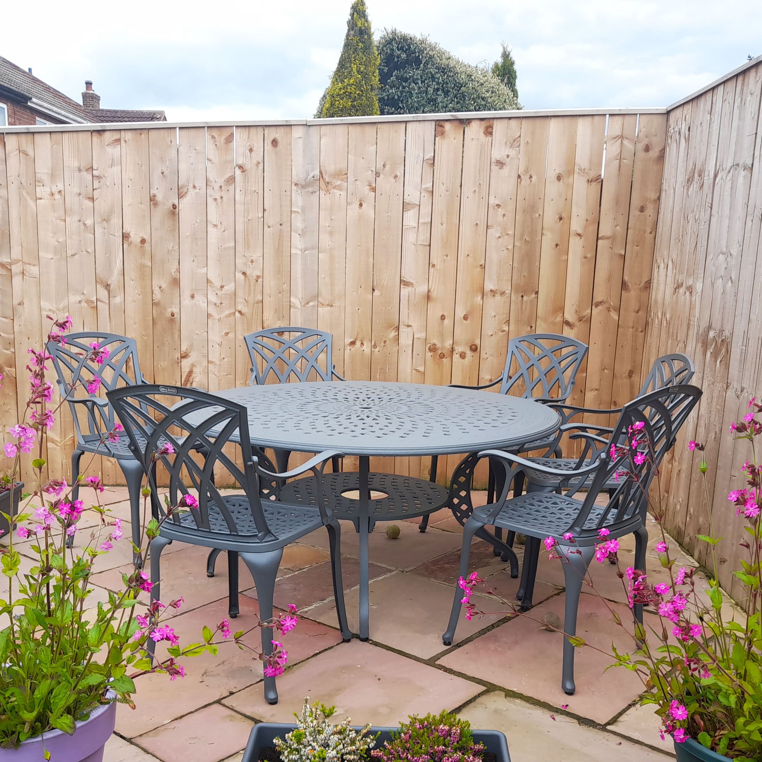 AMELIA Tisch (6 Personen Set)