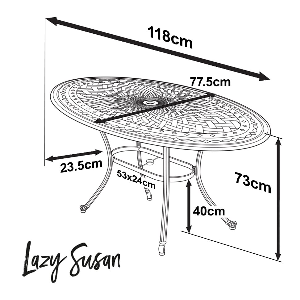 Daisie Tisch (4 Personen Set)