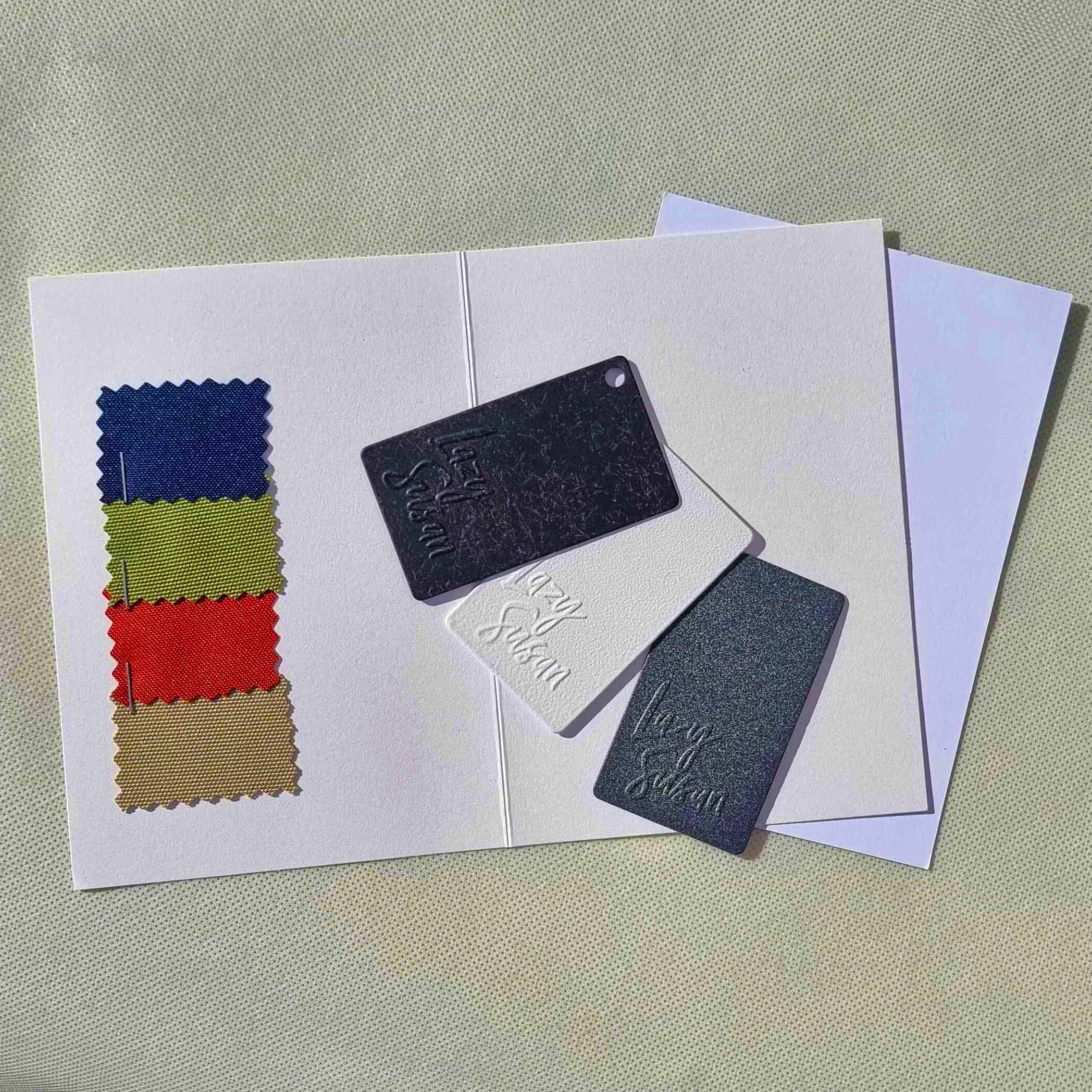 Musterset | Metallfarben & Stoffmuster