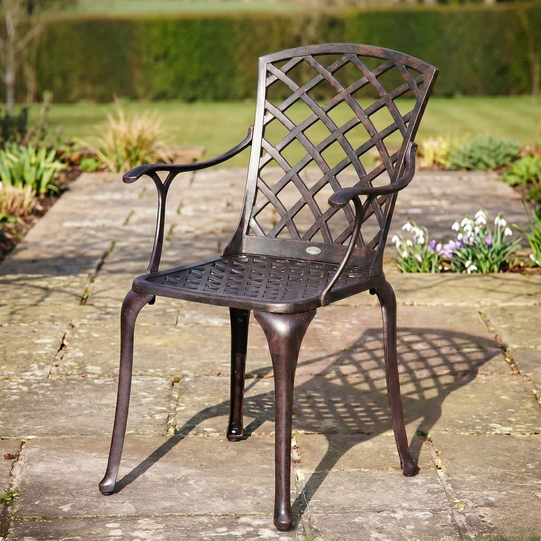 Stuhl Emma - Antik Bronze