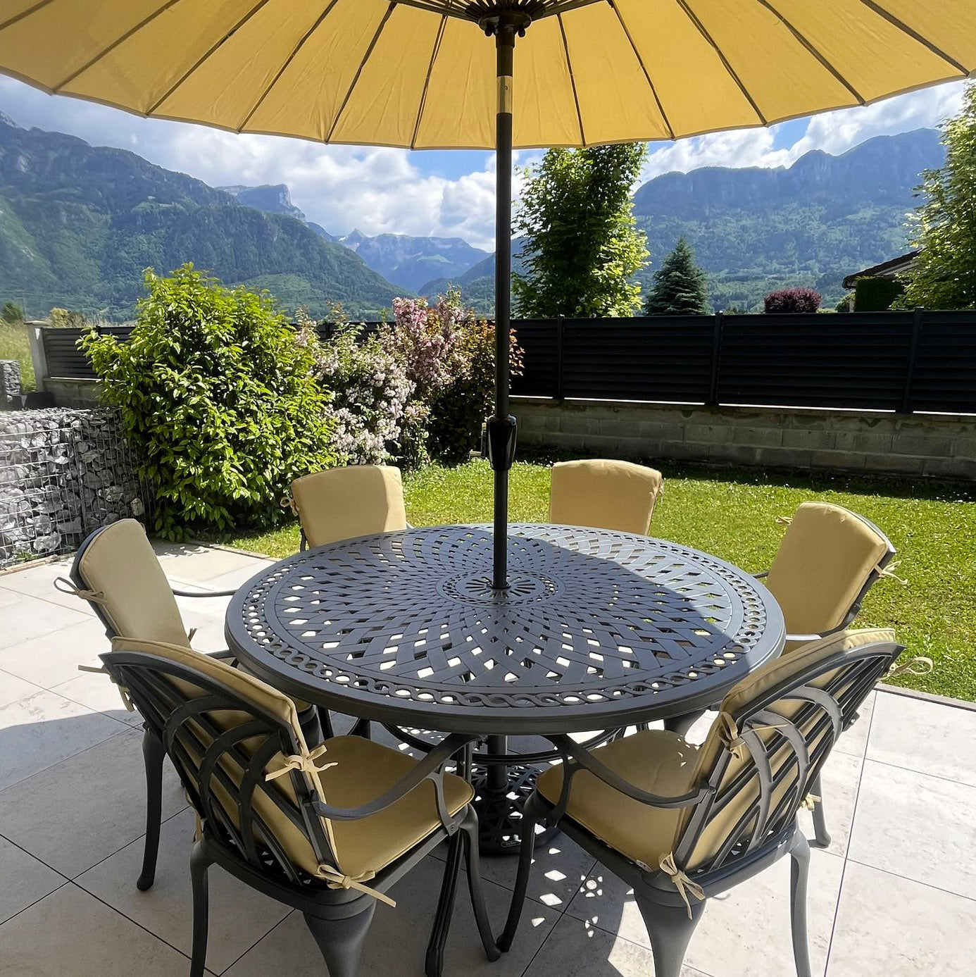 FRANCES Tisch (6 Personen Set)