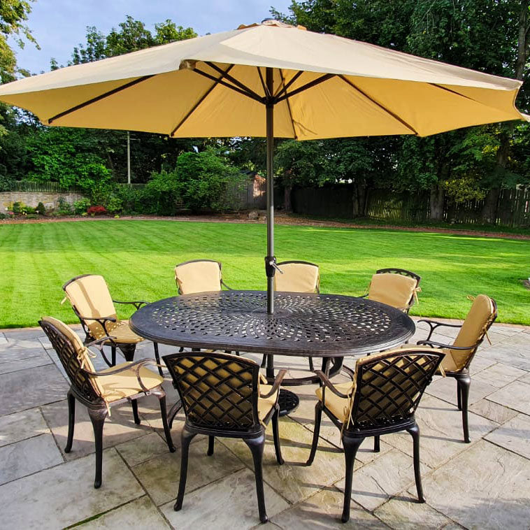 GLORIA Tisch (8 Personen Set)