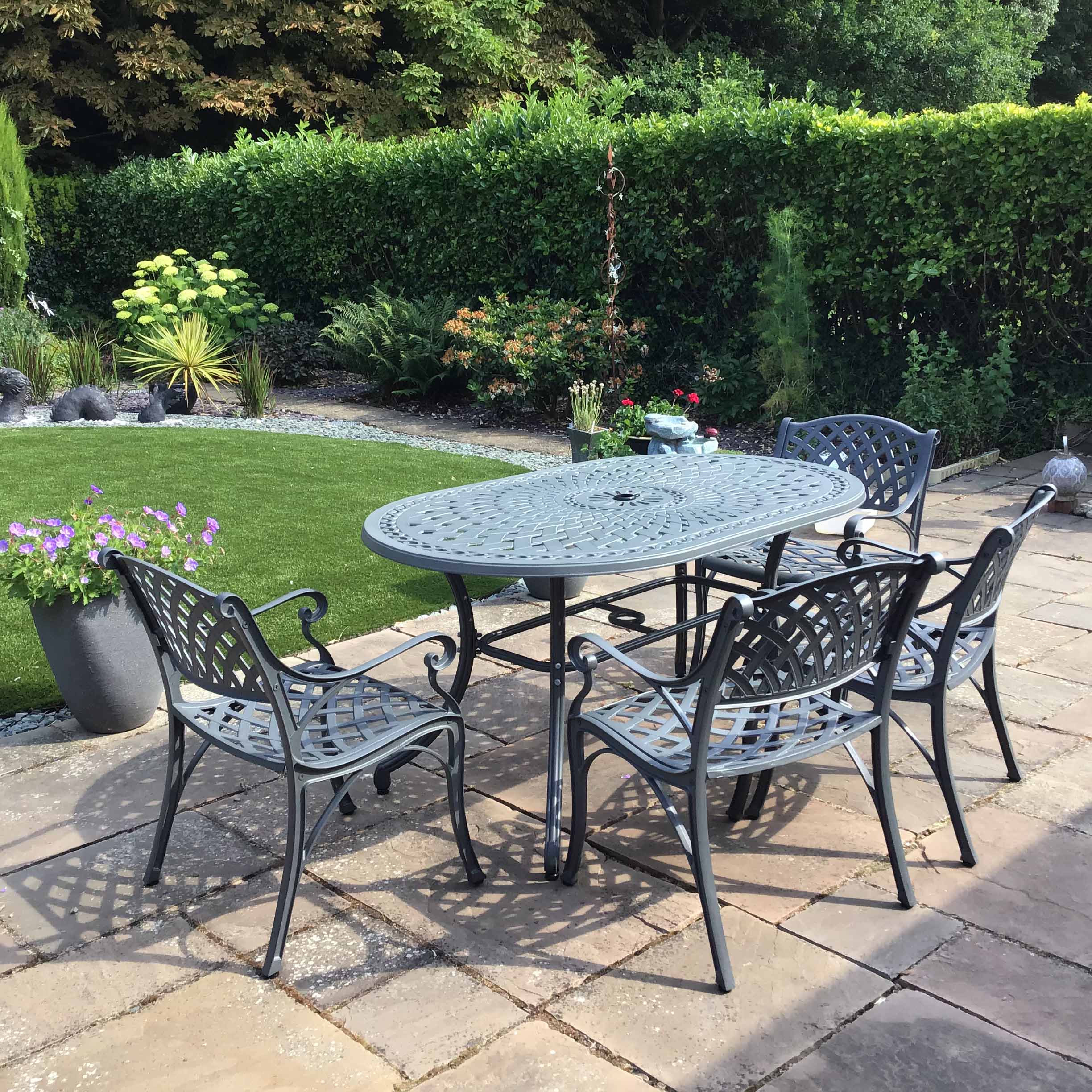 Stuhl Kate - Schiefergrau