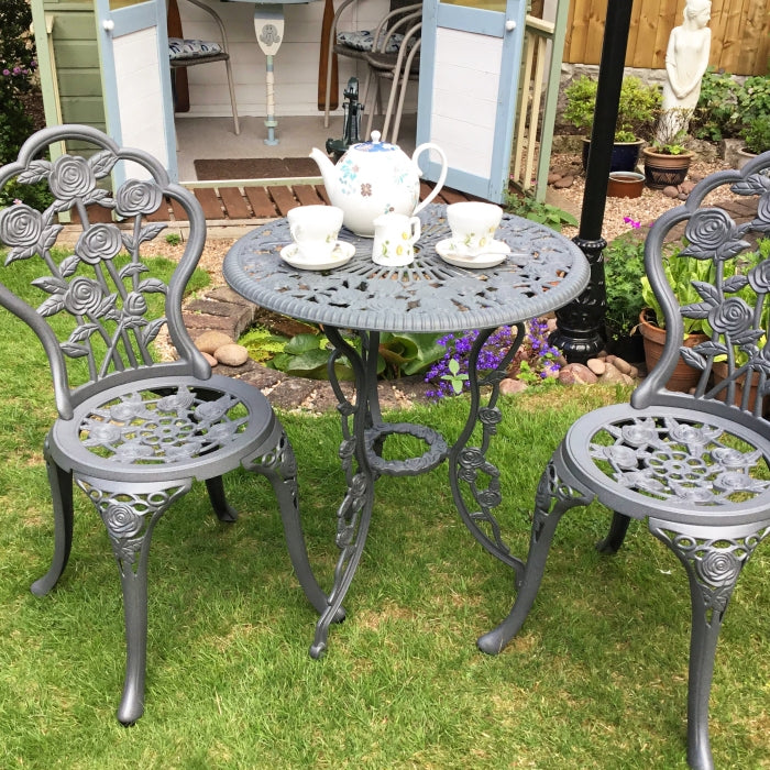 London Rose Tisch - Schiefergrau