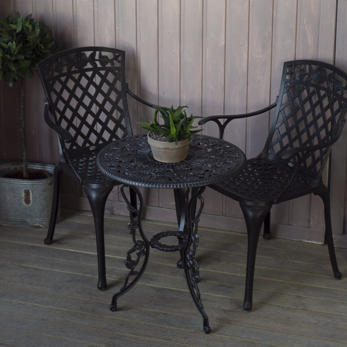 London Rose Tisch - Antik Bronze