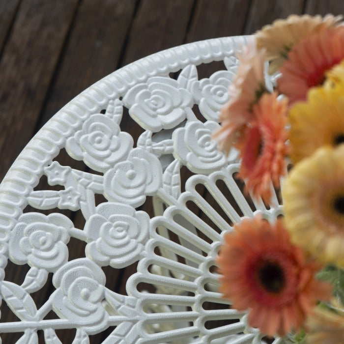 London Rose Tisch - Weiß