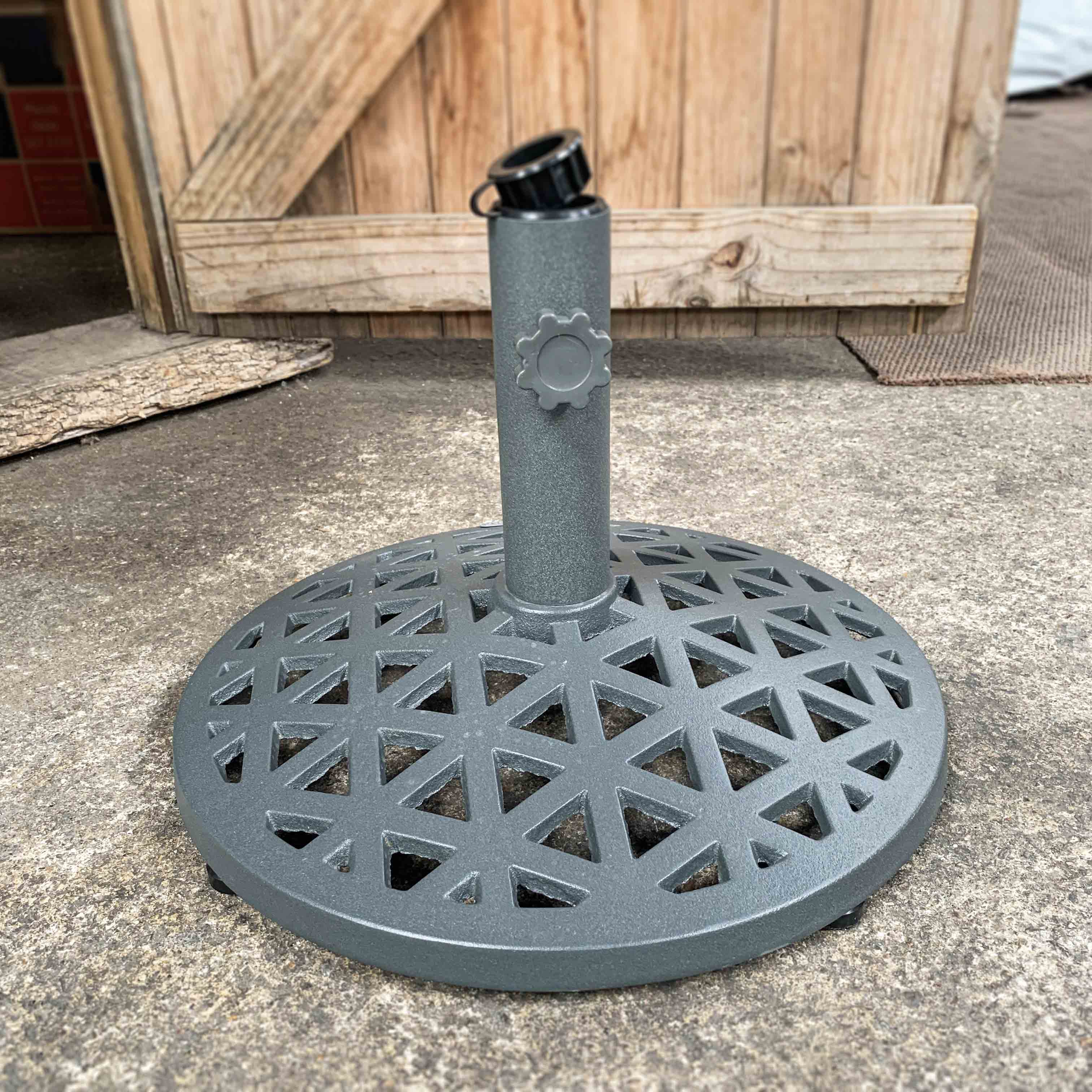 Sonnenschirmständer - Schiefergrau