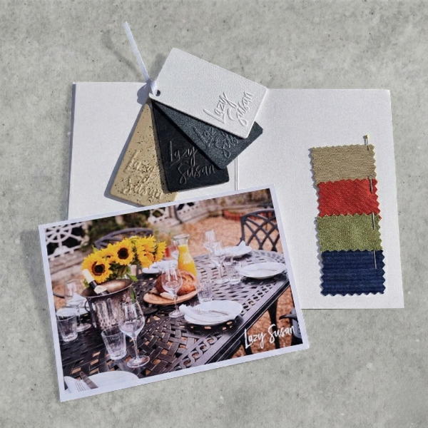 Musterset | Metallfarben & Stoffmuster