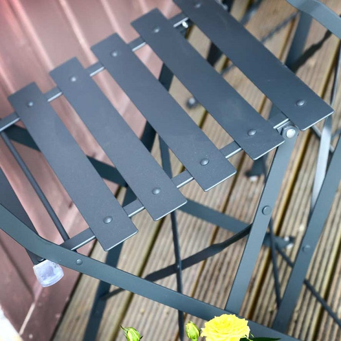 ALESSIA Bistro Set (Tisch mit 2 Stühlen)