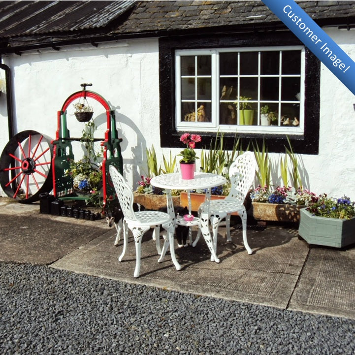 ROSE Bistro Set (Tisch mit 2 Stühlen)