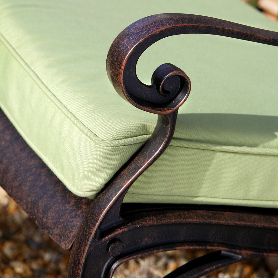 Gartenbankkissen - Olivgrün