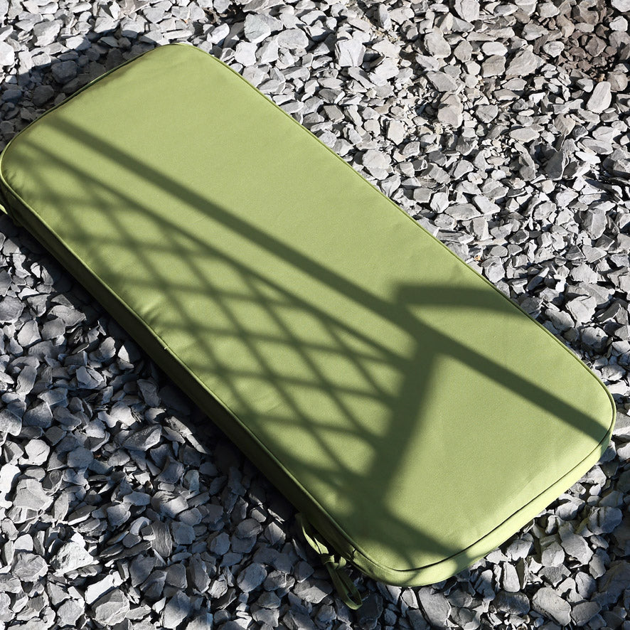 April Gartenbankkissen - Olivgrün