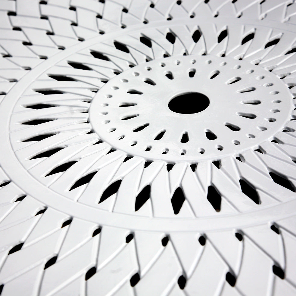 Gloria Table - White (8 seater set)