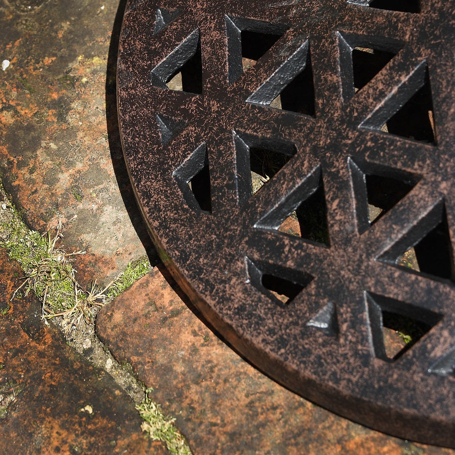 Sonnenschirmständer kurz - Antik Bronze