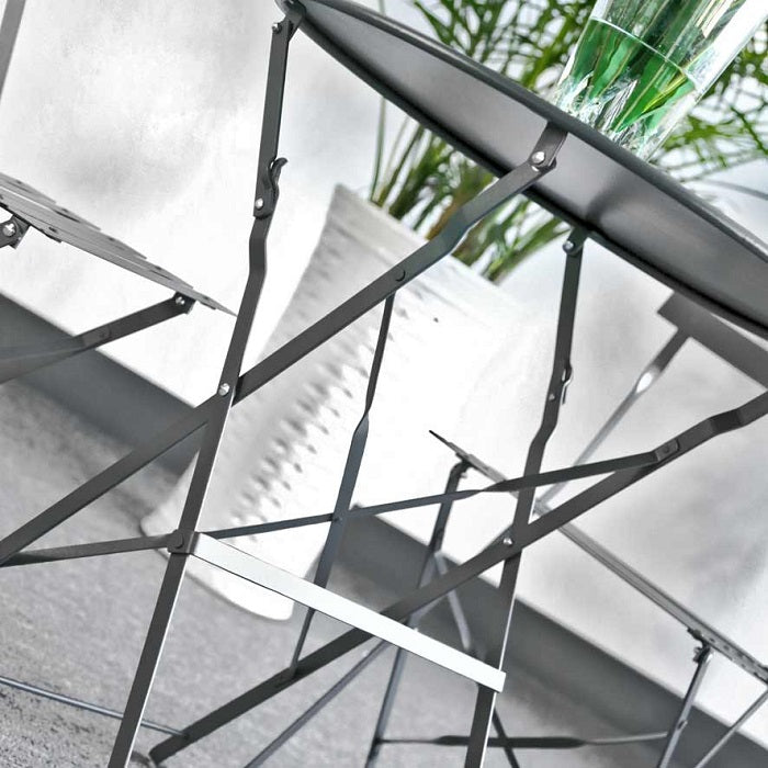 ALESSIA Bistro Set (Tisch mit 2 Stühlen)