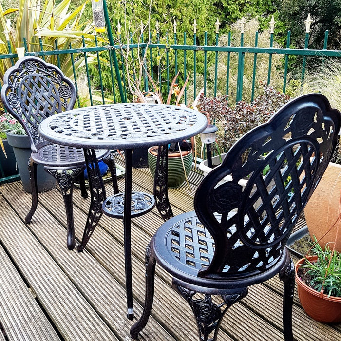 ROSE Bistro Set (Tisch mit 2 Stühlen)