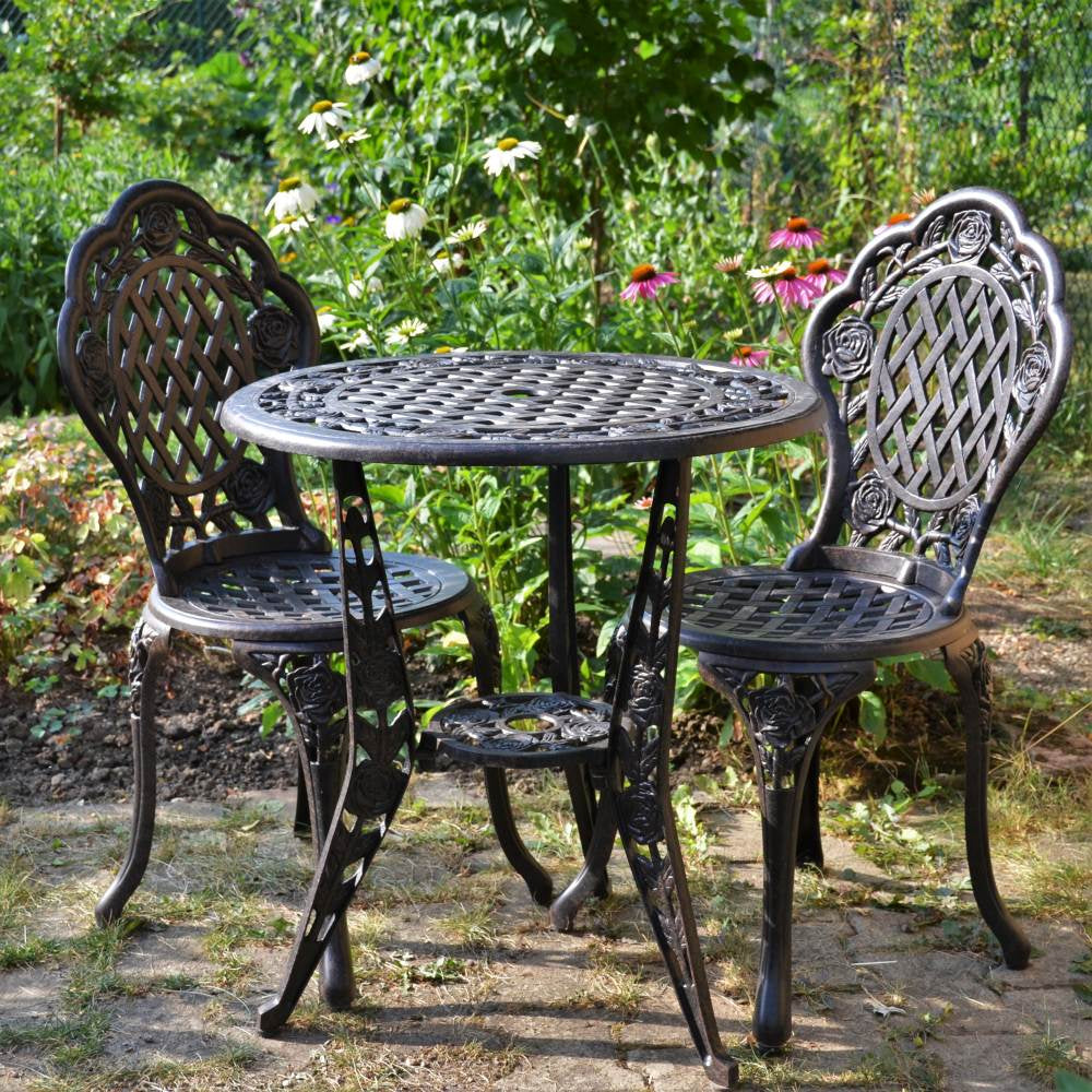 ROSE Bistro Set (Tisch mit 2 Stühlen)