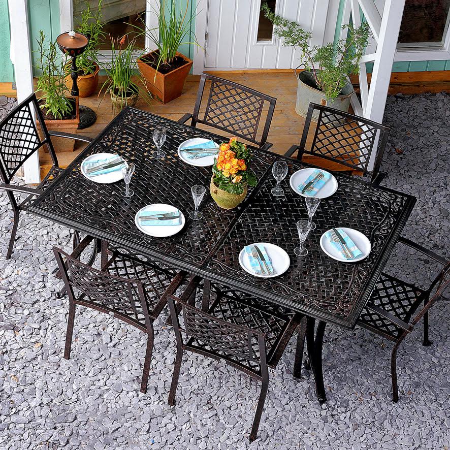 VANESSA Tisch (10 Personen Set)