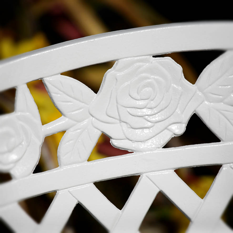 Stuhl Rose - Weiß