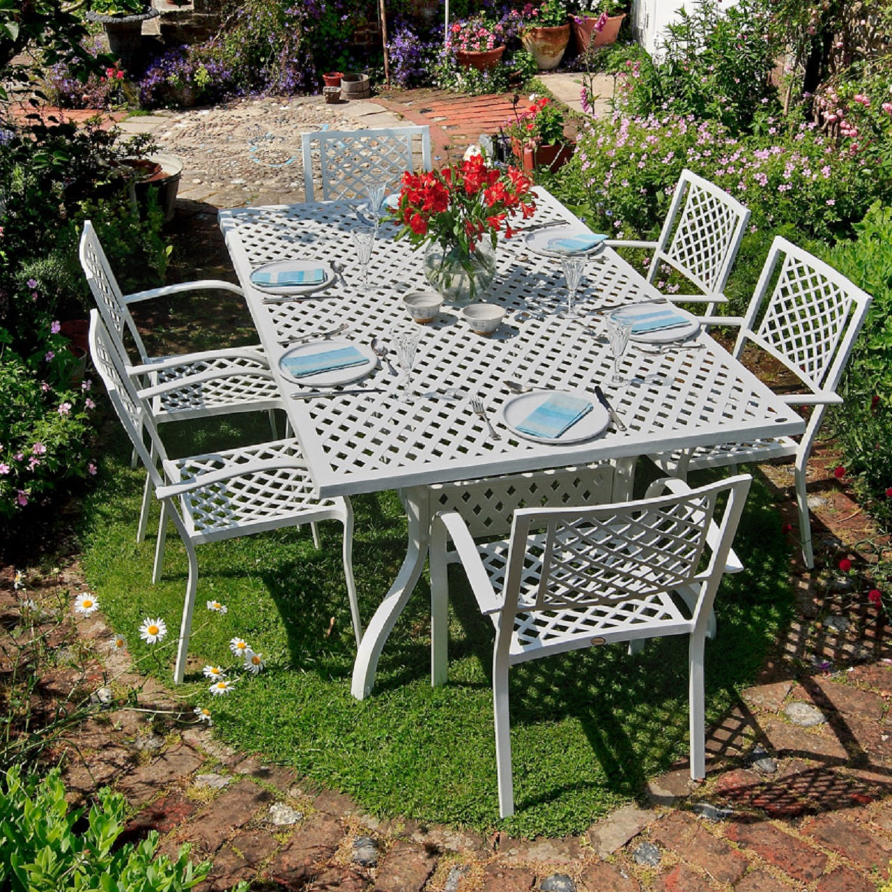 SOPHIA Tisch (6 Personen Set)