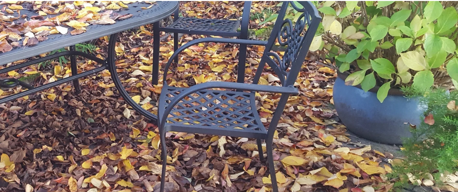 Wie Sie Metallgartenmöbel im Winter richtig aufbewahren