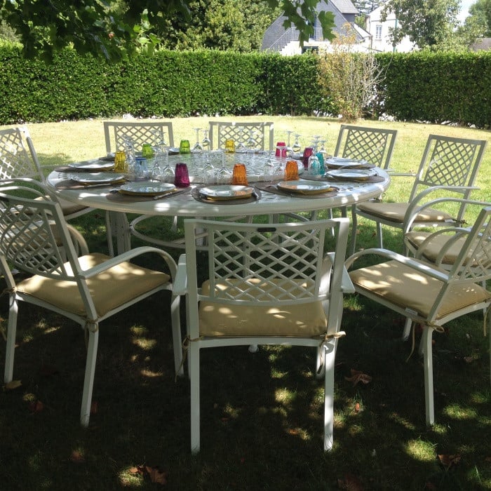 OLIVIA Tisch (10 Personen Set)
