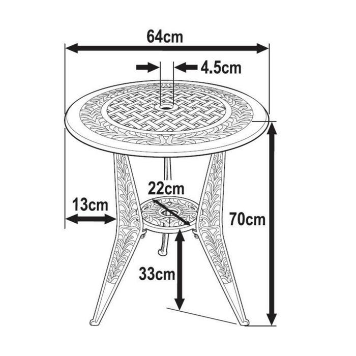 IVY Bistro Set (2 Personen Set)