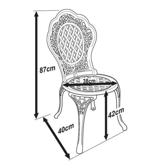 IVY Bistro Set (2 Personen Set)