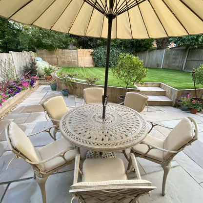 ALICE Tisch (4 Personen Set) Sandfarben