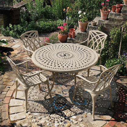 ALICE Tisch (4 Personen Set) Sandfarben