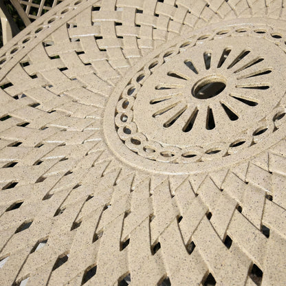 ALICE Tisch (4 Personen Set) Sandfarben