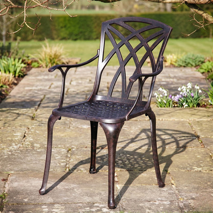 Stuhl April - Antik Bronze