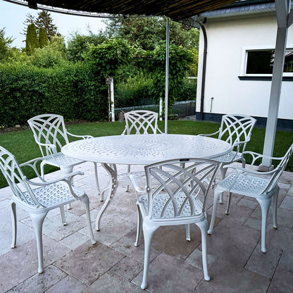CHARLOTTE Tisch (6 Personen Set)