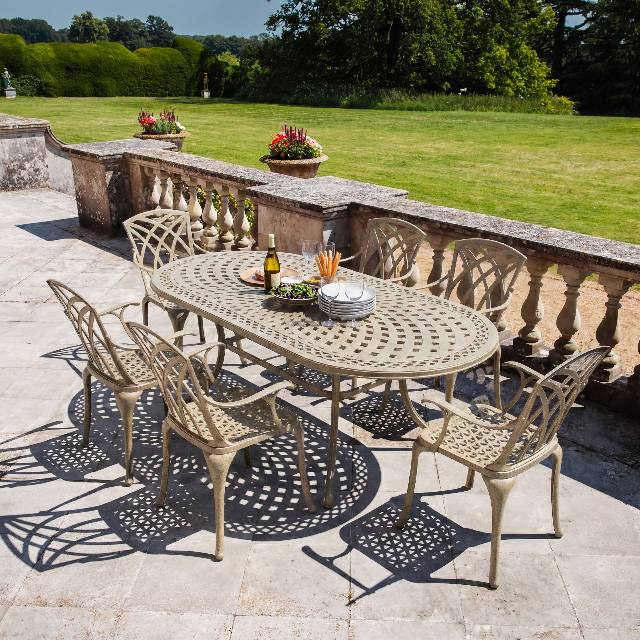 CATHERINE Tisch (6 Personen Set)