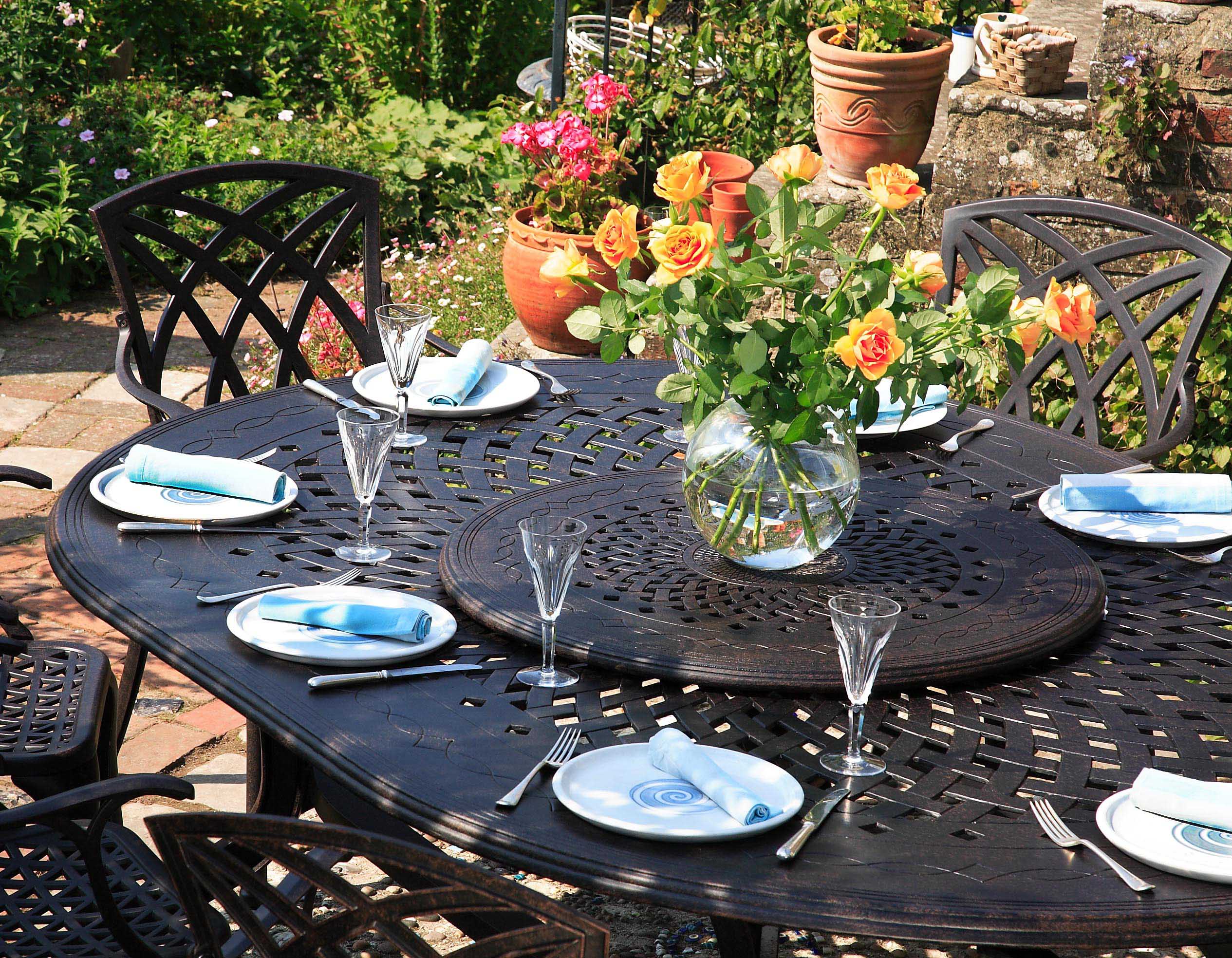 GLORIA Tisch (10 Personen Set)