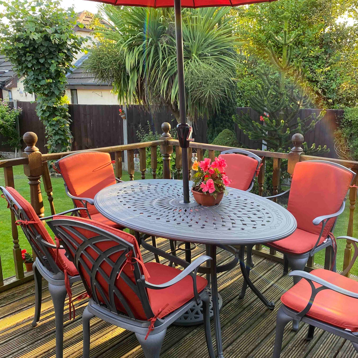 Emily Table 6 Seater Set