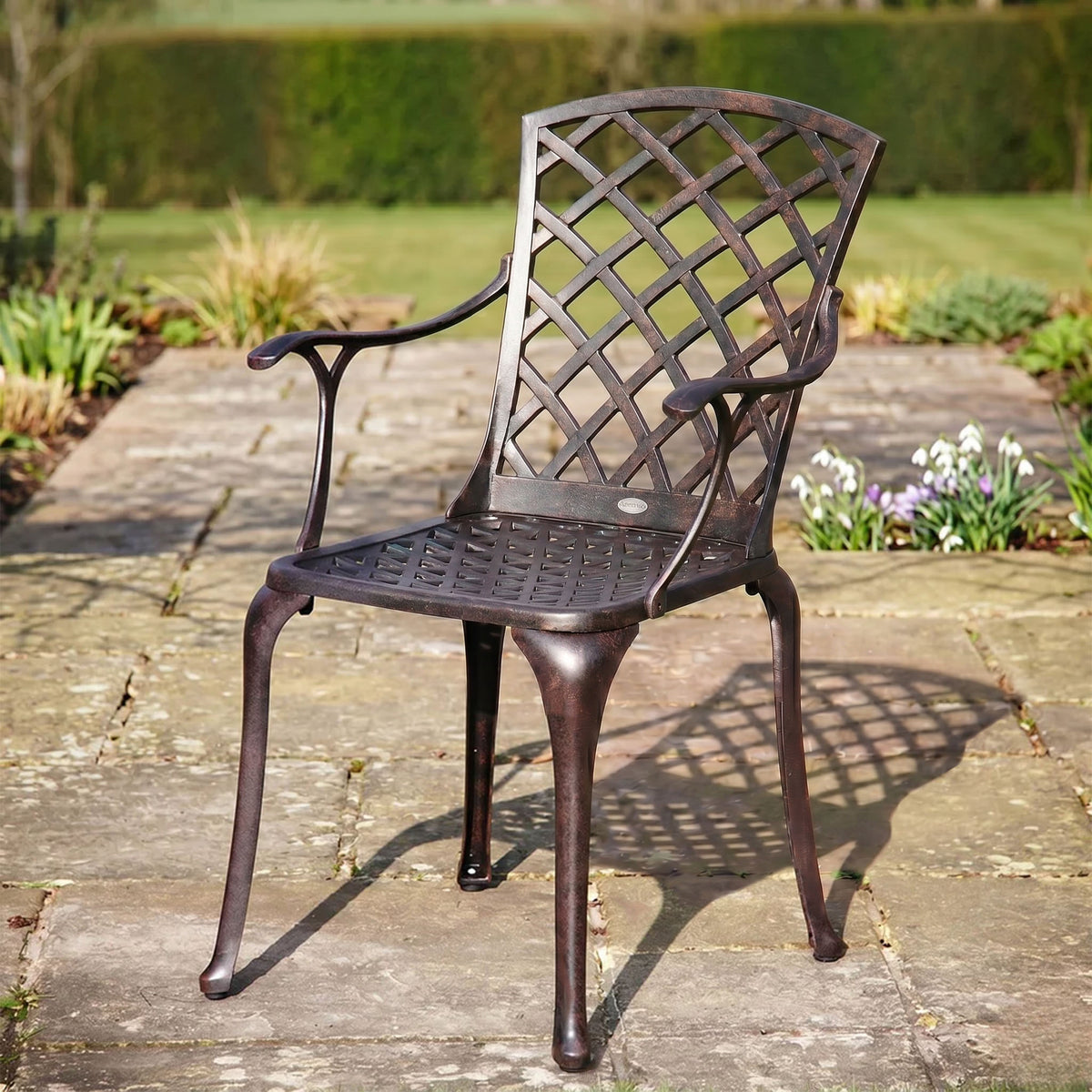 Stuhl Emma - Antik Bronze