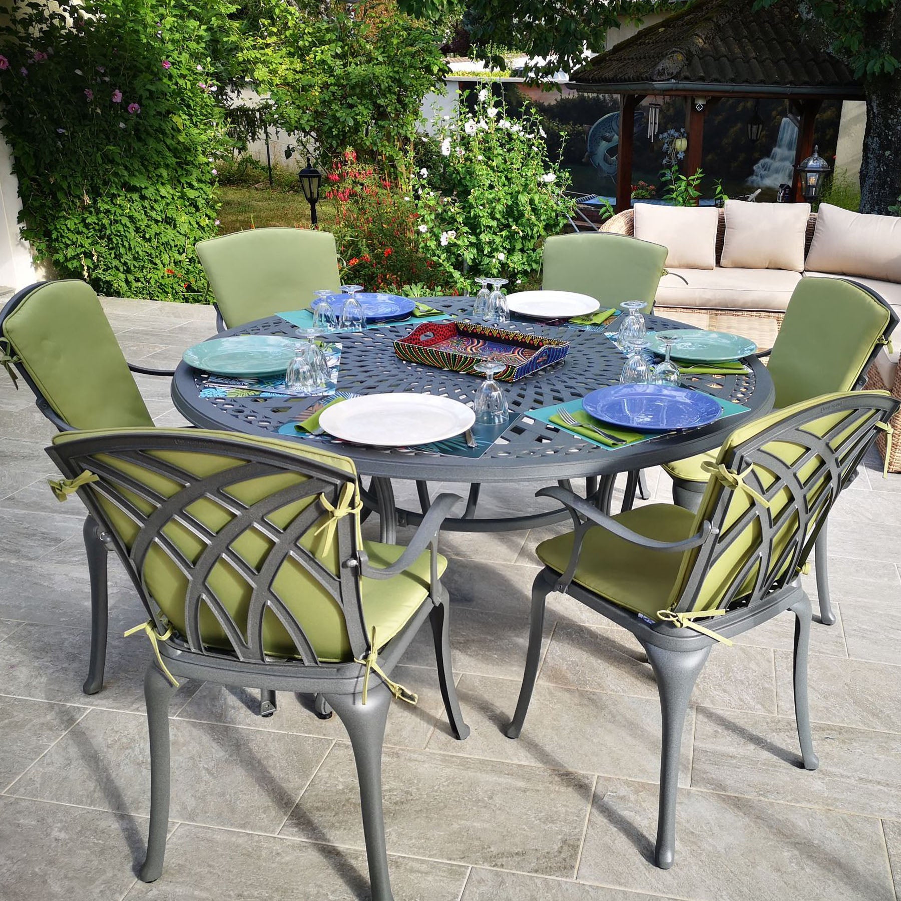 FRANCES Tisch (6 Personen Set)
