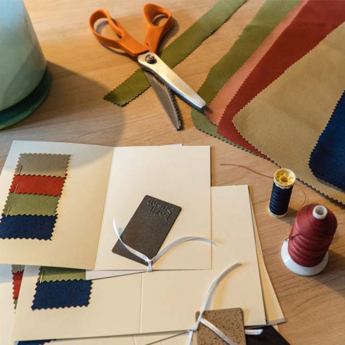 Musterset | Metallfarben &amp; Stoffmuster