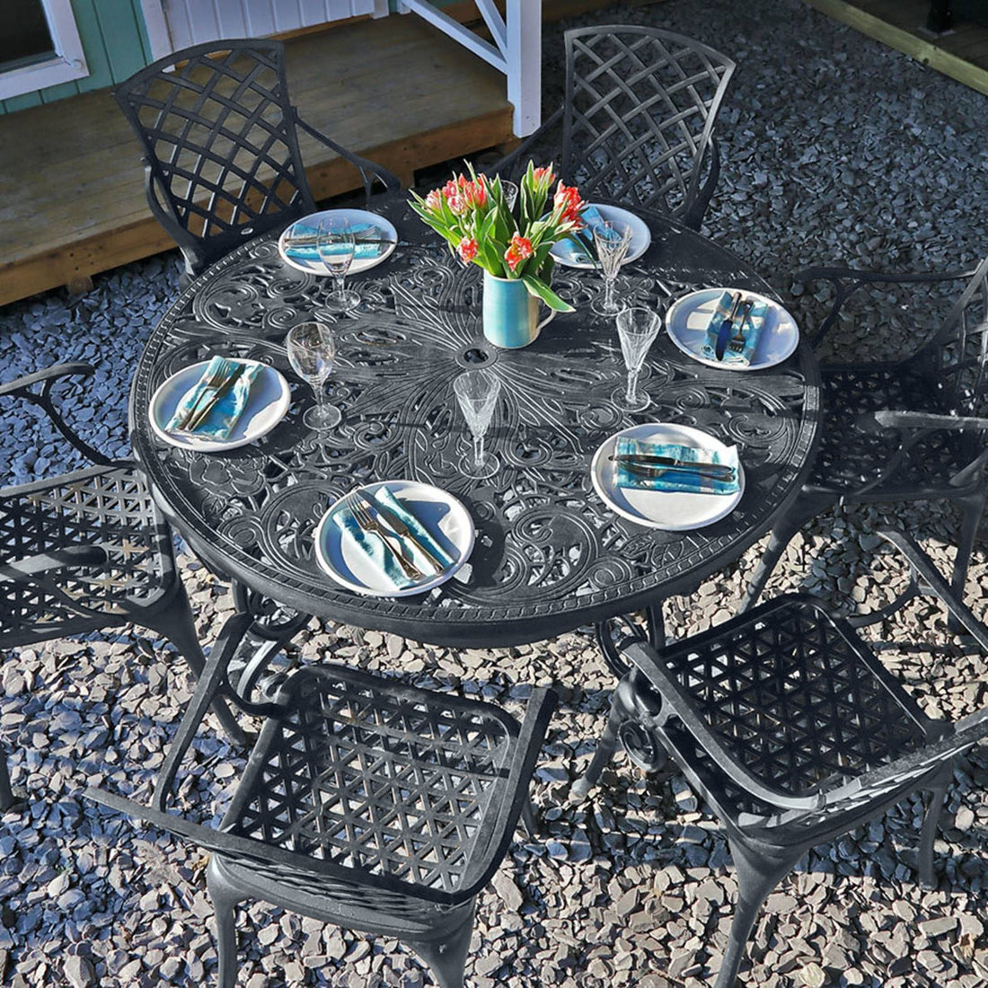 JOYCE Tisch (6 Personen Set)