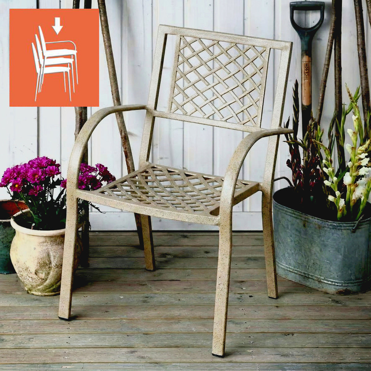 Jane Stuhl - Weiß