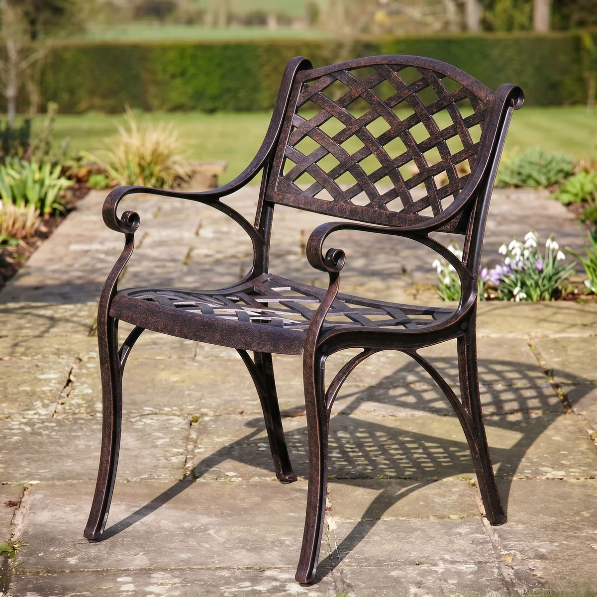 Stuhl Kate - Antik Bronze