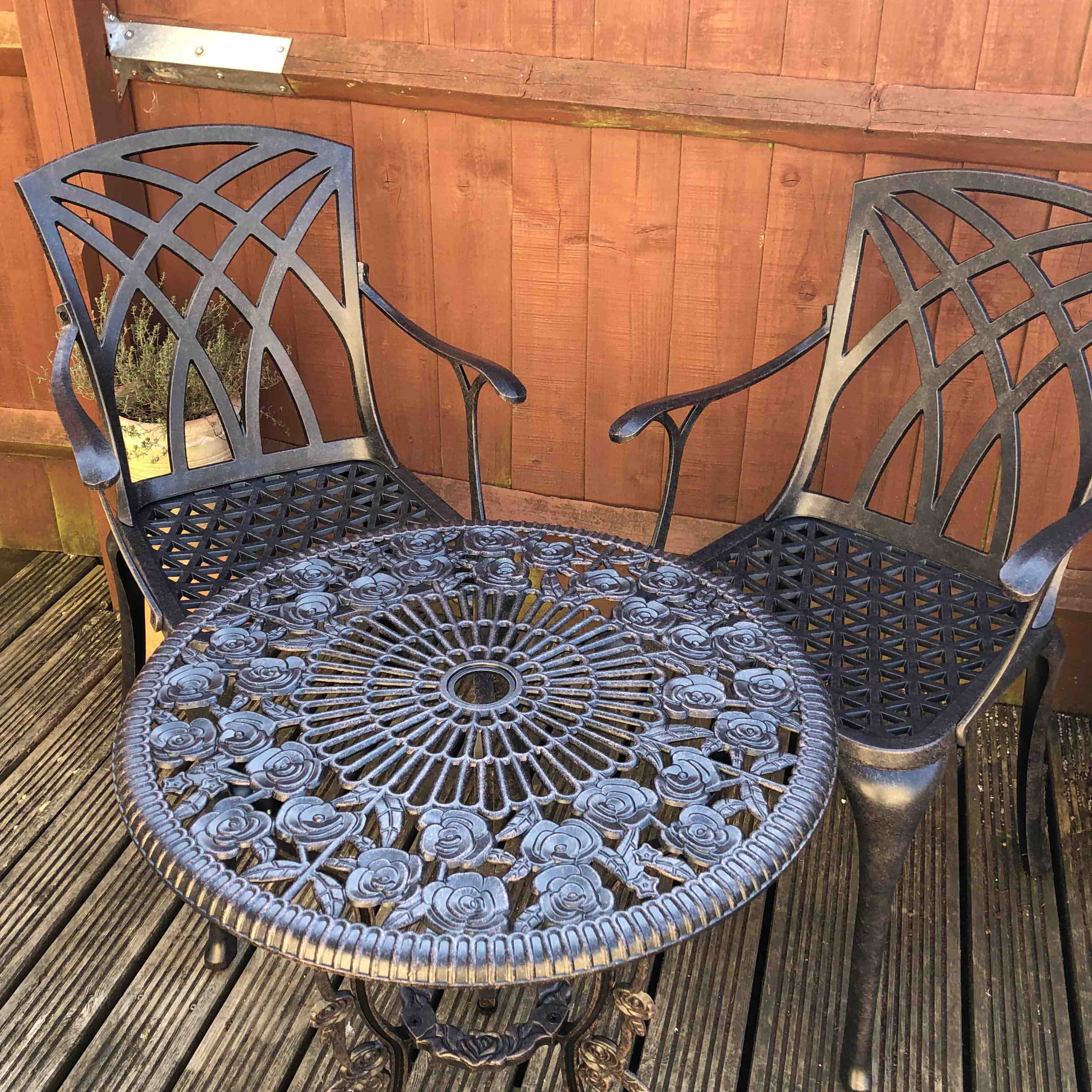 London Rose Bistrotisch (2 Personen Set)