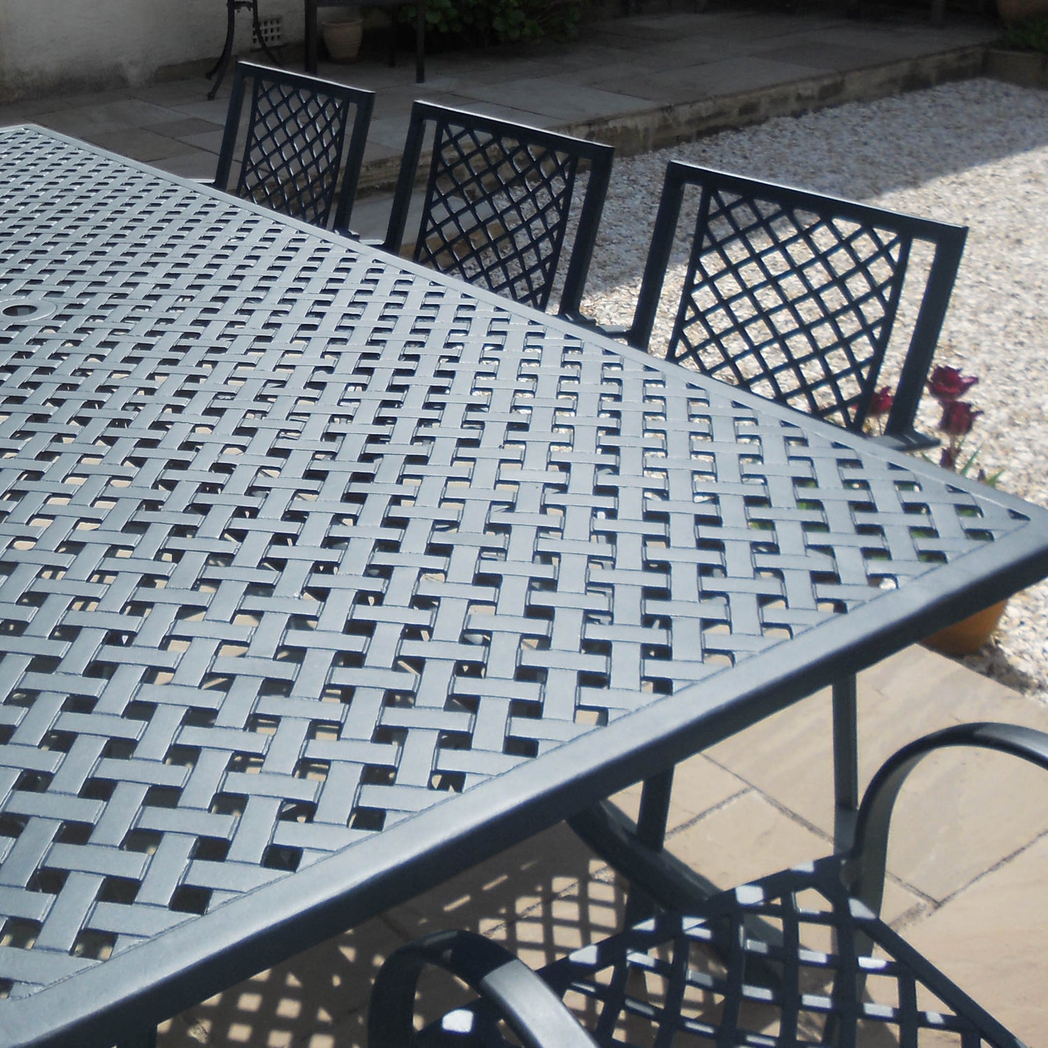 Madison Tisch 2,6 m - Schiefergrau