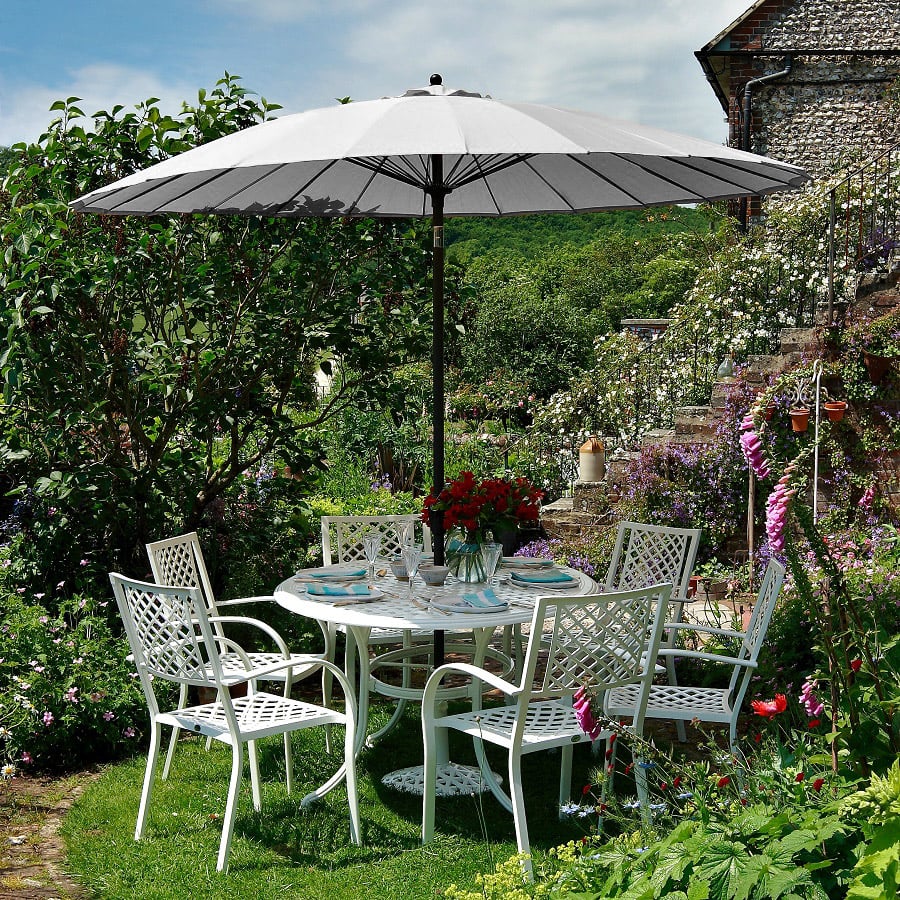 Sonnenschirm 2,7 m - Grau