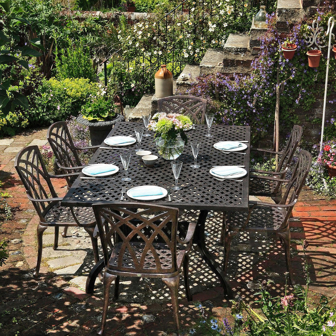 SOPHIA Tisch (6 Personen Set)