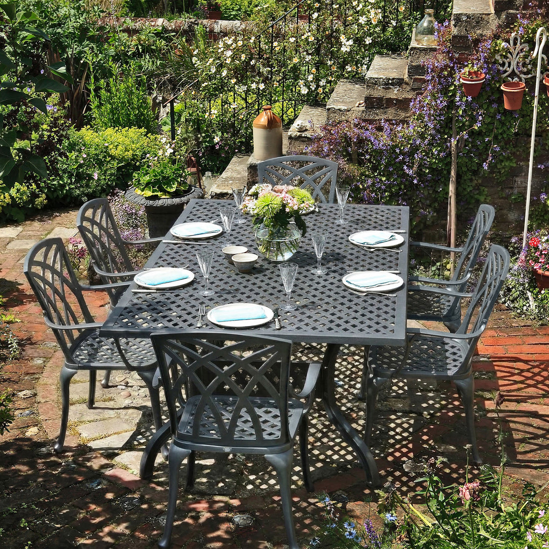 SOPHIA Tisch (6 Personen Set)